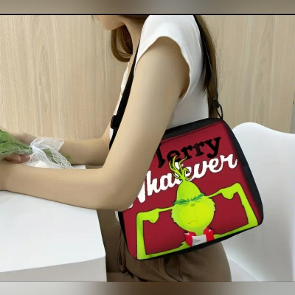 MERRY WHATEVER GRINCH CROSSBODY BAG G7